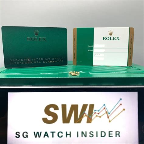 new rolex card 2021|New Rolex warranty card.